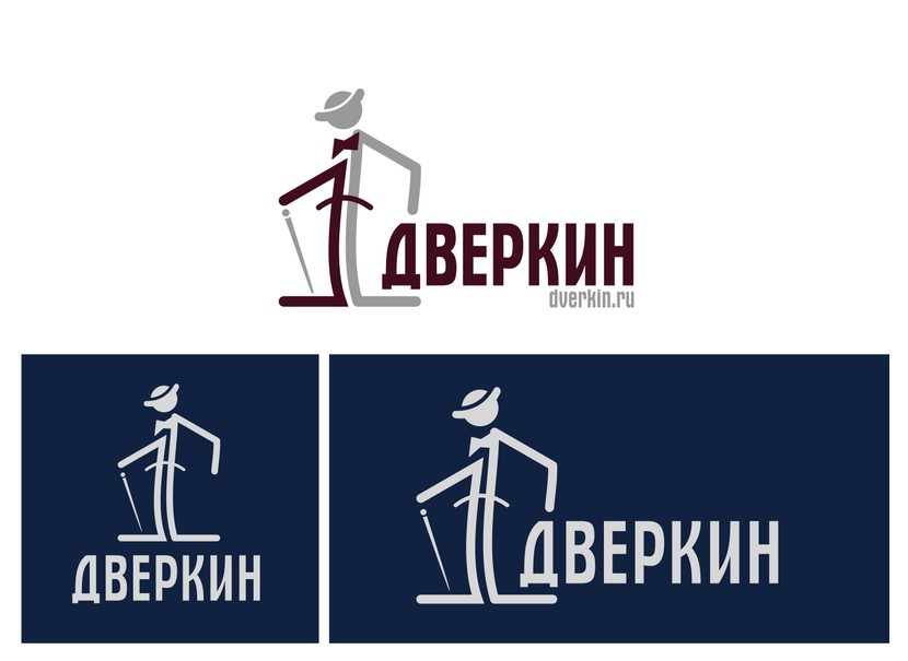Разработка логотипа, фирменного знака для ТМ дверного магазина, интернет-магазина