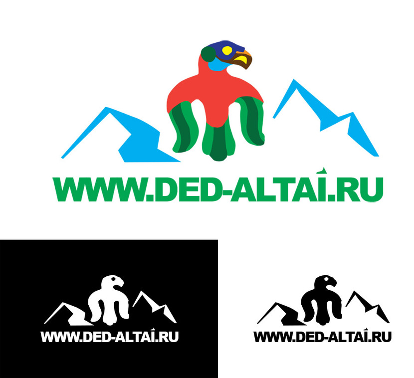 Логотип для сайта DED-ALTAI.RU
Орёл символ свободы и широких просторов - Разработка логотипа сайта Дед Алтай