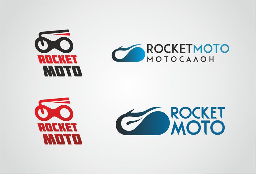 Логотип для мотосалона Rocketmoto. - Логотип для мотосалона Rocketmoto
