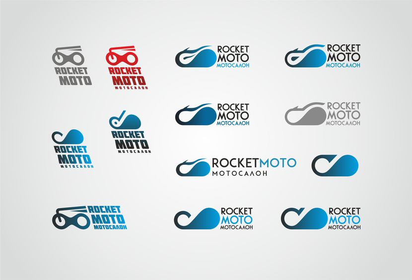 Логотип для мотосалона Rocketmoto. - Логотип для мотосалона Rocketmoto