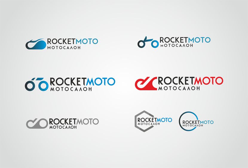 Логотип для мотосалона Rocketmoto Логотип для мотосалона Rocketmoto