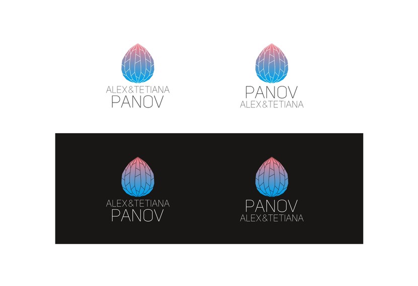 Добрый день! Высылаю изменения по шрифту - Разработка логотипа для компании  Alex and Tetiana Panov (Сфера деятельности – лидерство, прямые продажи, развитие личности, обучение. )