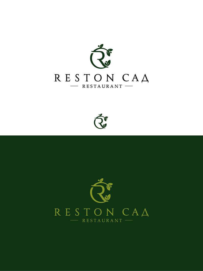 Так как знак у RESTON состоит из аббревиатуры, я решила дополнить его еще буквой С получился знак R+C. - Разработка логотипа