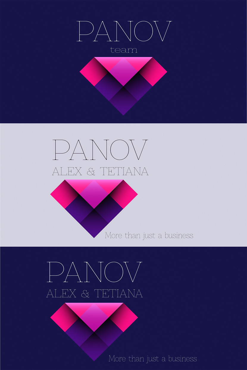 Panov-team - Разработка логотипа для компании  Alex and Tetiana Panov (Сфера деятельности – лидерство, прямые продажи, развитие личности, обучение. )