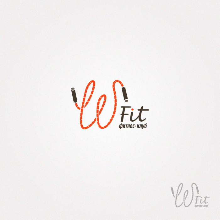 Добрый день, вариант логотипа для фитнес-клуба "W-Fit" Разработка логотипа