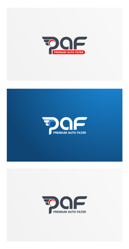 PAF - Разработка логотипа для бренда автомобильных фильтров