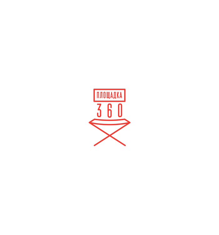 Логотип для компании по организации киносъемочного процесса "Площадка 360"