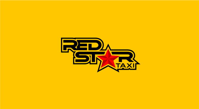 RS - Разработка логотипа для службы такси ''Red star taxi''