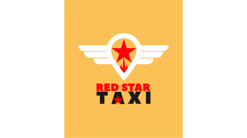 Ностальгия по старым кокардам на фуражках московских таксистов и стилизация кремлевской звезды. + указатель местоположения GPS + технологично для нанесения на поверхность. С уважением. Цвета и композиция могут, конечно, меняться. - Разработка логотипа для службы такси ''Red star taxi''