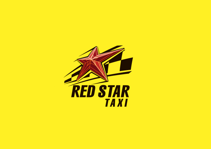 Разработка логотипа для службы такси ''Red star taxi''  -  автор Роман Романников