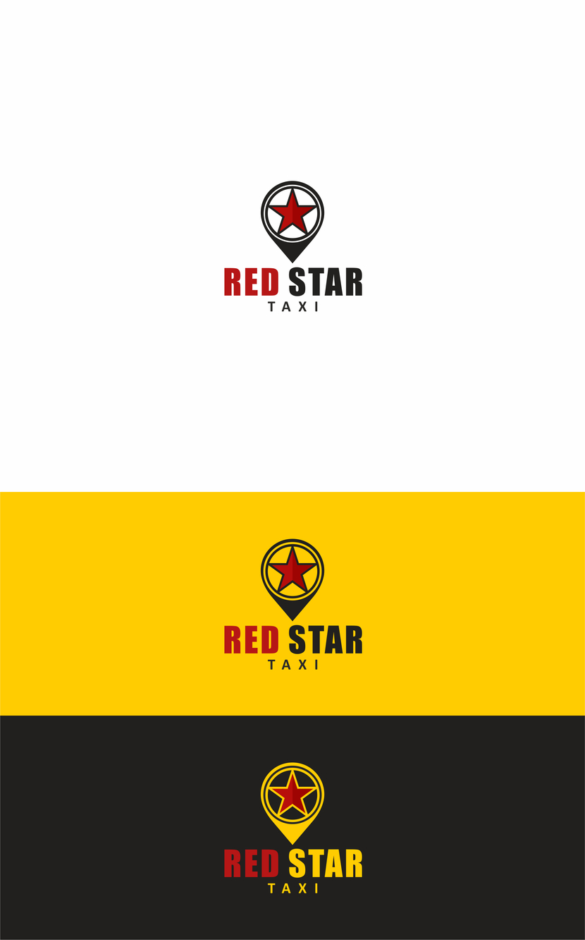 Red Star - Разработка логотипа для службы такси ''Red star taxi''