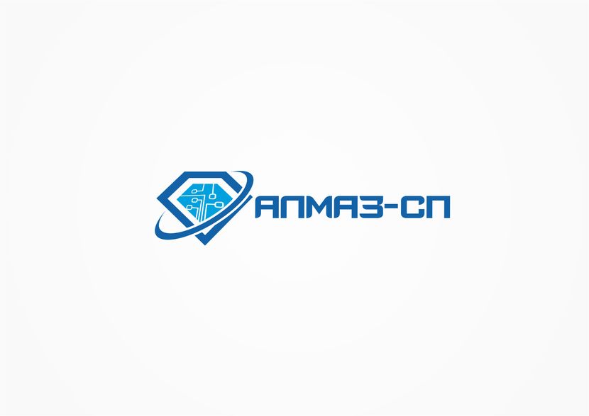 посмотрите такой вариант, спасибо - Создание логотипа для компании АО Алмаз-СП