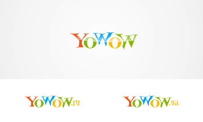 YoWow logo. - логотип для интернет гипермаркета YoWow.ru