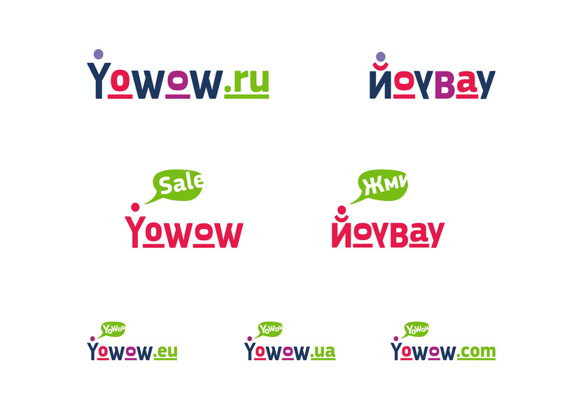Здраствуйте! - логотип для интернет гипермаркета YoWow.ru