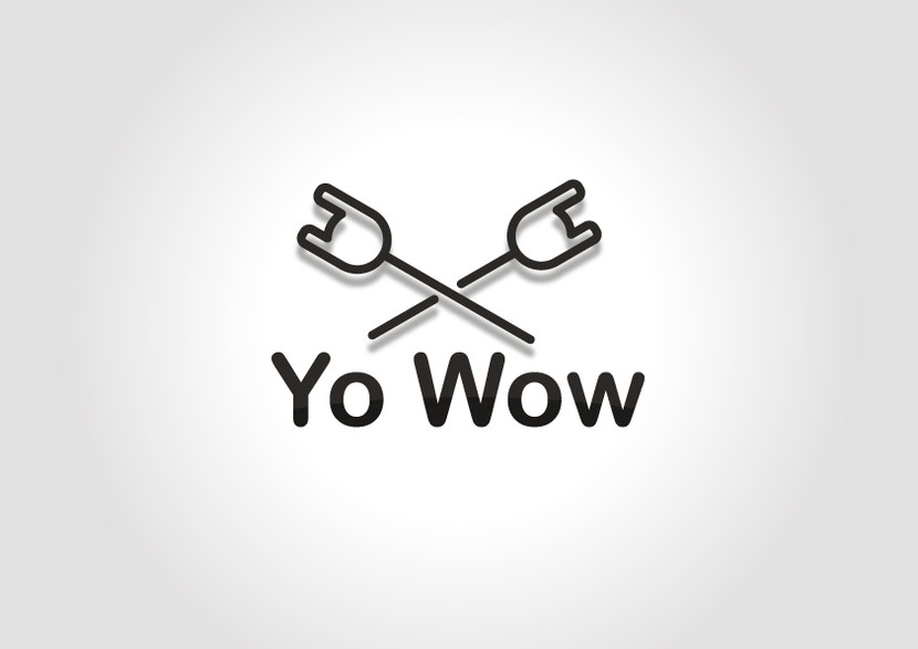 YoWow это своеобразный сленговый диалог. Диалог может выражаться и посредством жестов, поэтому основной графический элемент жестикулирует о крутости проекта. А шрифтовой, говорит о самом проекте, как бы расшифровывая жесты. - логотип для интернет гипермаркета YoWow.ru