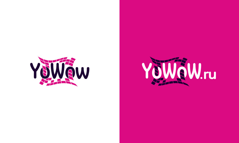 лого YoWow - логотип для интернет гипермаркета YoWow.ru