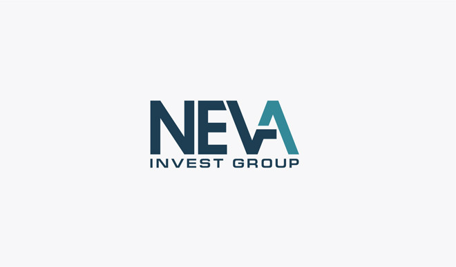 NEVA - Фирменный стиль инвестиционно-торговой компании (Логотип, визитки, бланк компании, печать, подобрать фирменные цвета и шрифты)