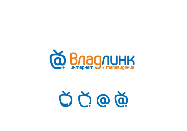Владлинк лого - Логотип для интернет и тв оператора
