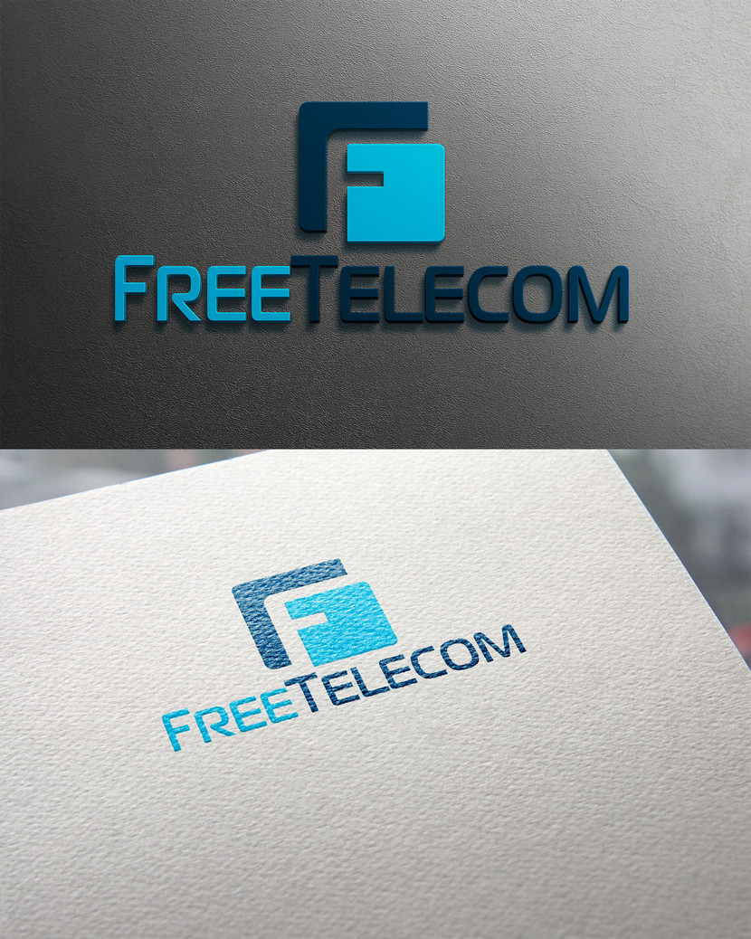 FREETELECOM - Разработка фирменного стиля компании (логотип, фирменные футболки и кепки,кружки,ручки,бланк компании) и подобрать шрифты для использования компанией