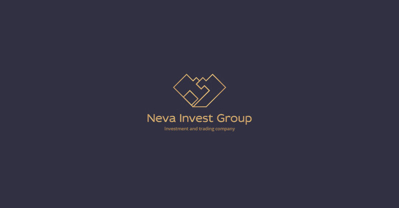 Neva Invest Group - Фирменный стиль инвестиционно-торговой компании (Логотип, визитки, бланк компании, печать, подобрать фирменные цвета и шрифты)