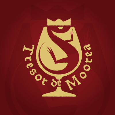 Логотип для производителя коньяков во Франции "Trésor de Moorea"  -  автор Михаил Махалов
