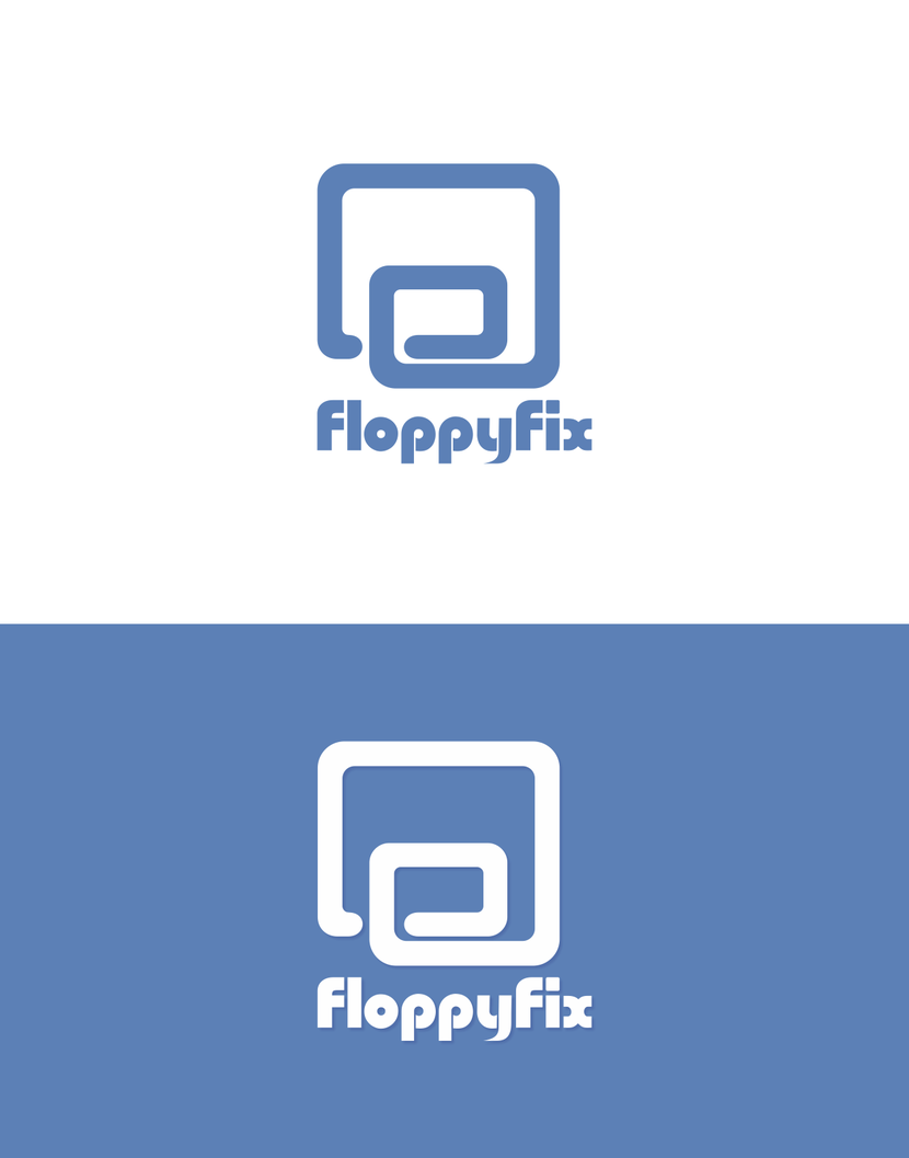Создание фирменного стиля для компьютерной фирмы FloppyFix  -  автор Siriniti