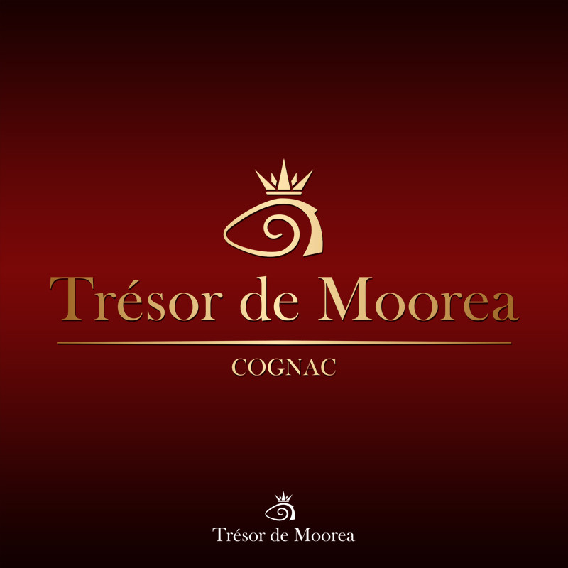 Логотип для производителя коньяков во Франции "Trésor de Moorea"  -  автор Николай Василенко