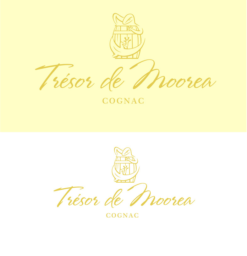 + - Логотип для производителя коньяков во Франции "Trésor de Moorea"