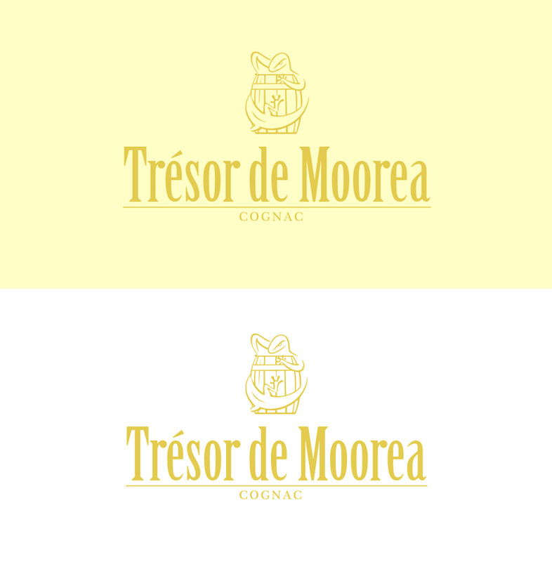+ - Логотип для производителя коньяков во Франции "Trésor de Moorea"
