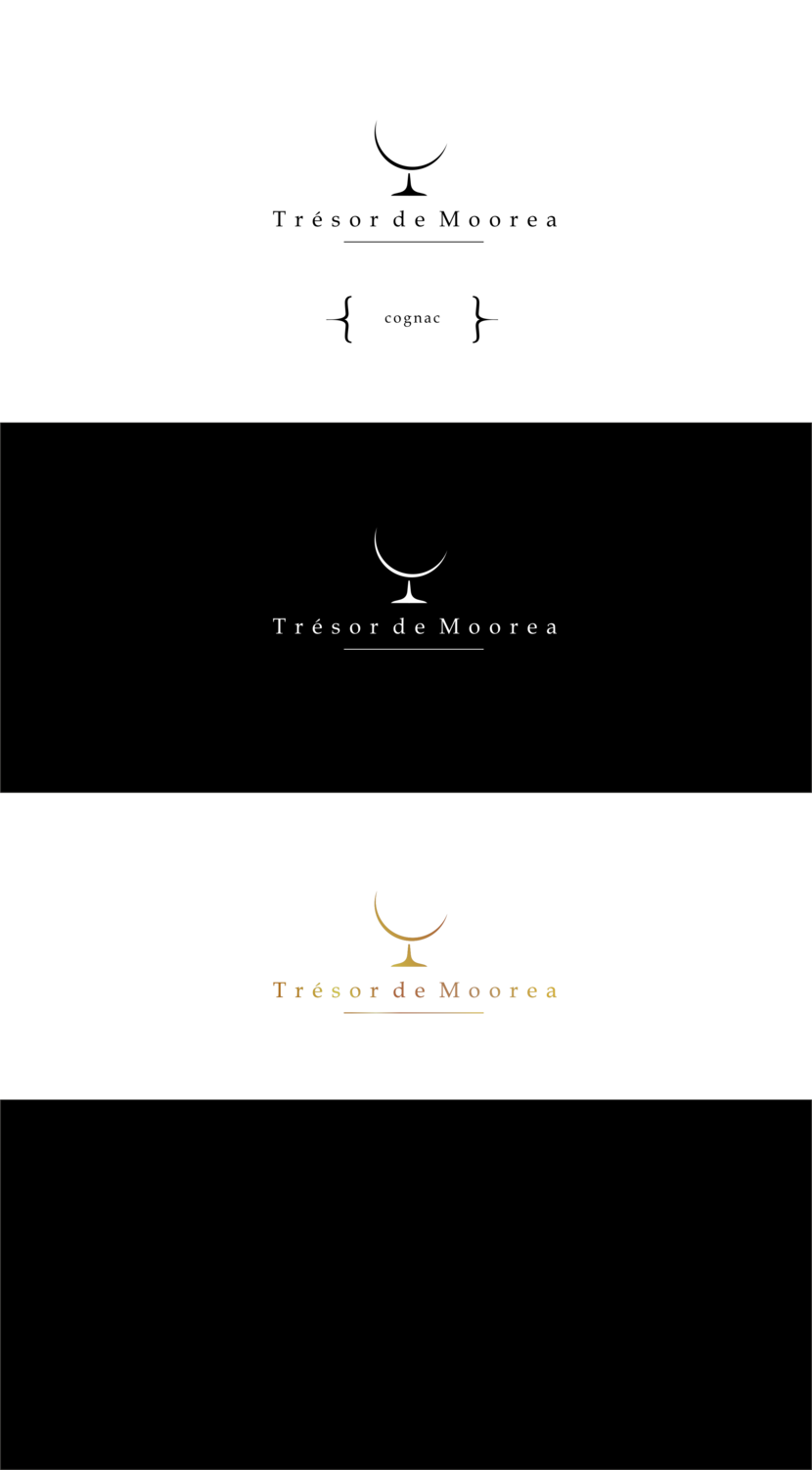 logo - Логотип для производителя коньяков во Франции "Trésor de Moorea"