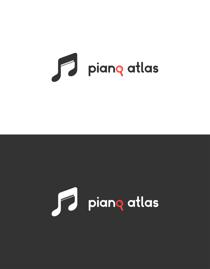 Добрый вечер, мой вариант логотипа. - Конкурс для проекта piano-atlas.ru