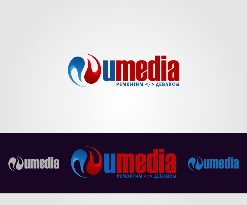 Логотип Юмедиа Сервис  -  автор Николай Март