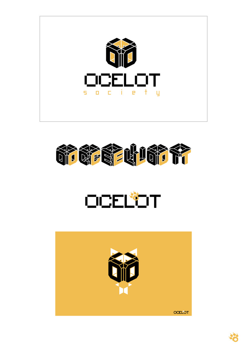 Логотип для парижской студии разработки видеоигр Ocelot Society  -  автор Камбаров Равшан