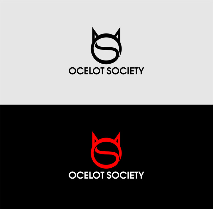 ocelot - Логотип для парижской студии разработки видеоигр Ocelot Society