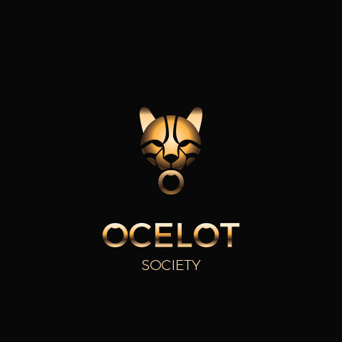 градиентный вариант - Логотип для парижской студии разработки видеоигр Ocelot Society