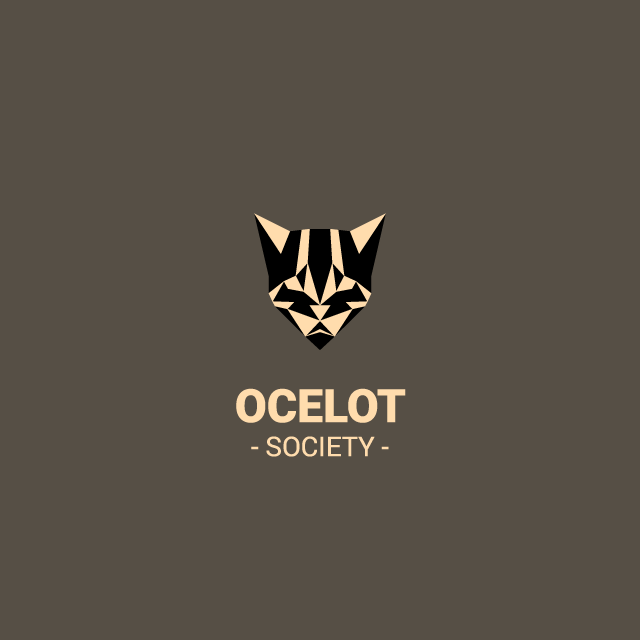         - Логотип для парижской студии разработки видеоигр Ocelot Society