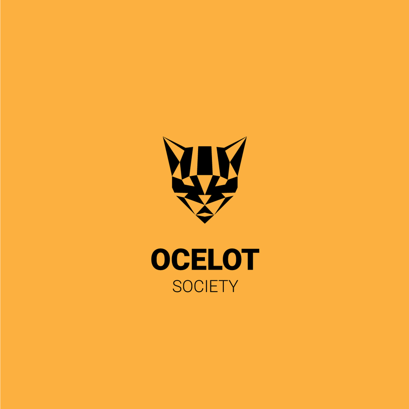 еще один вариант - Логотип для парижской студии разработки видеоигр Ocelot Society