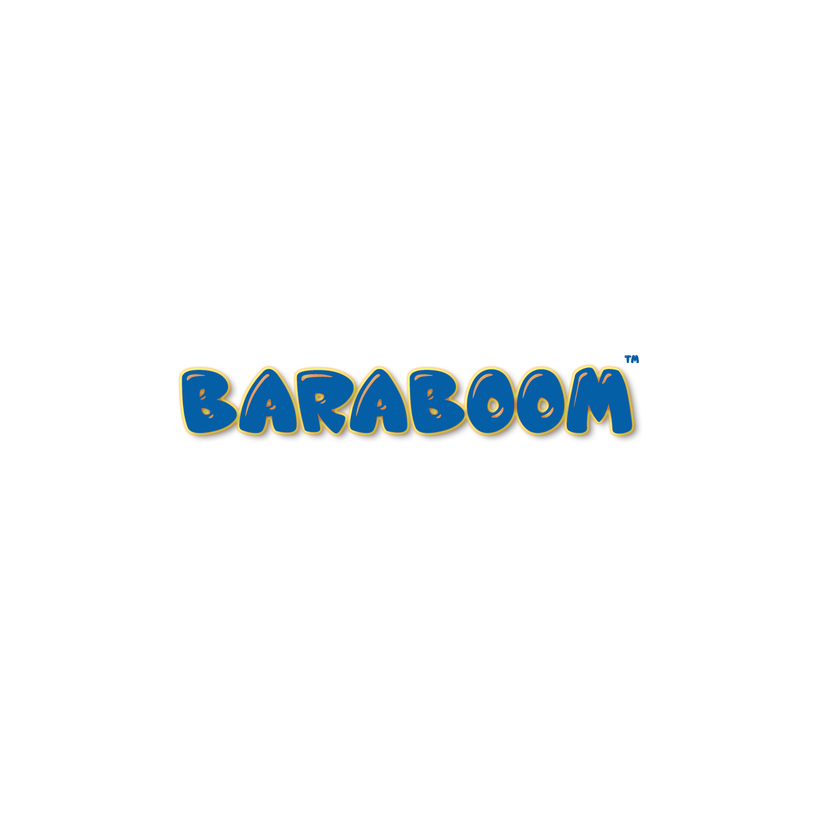 Просто - Логотип бренда жевательной резинки BARABOOM