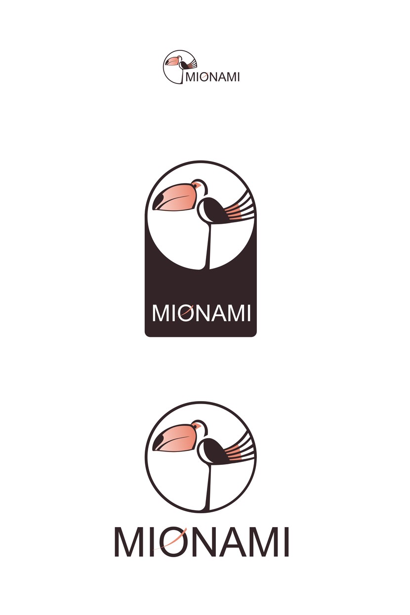 Прообразом логотипа выбрана одна из самых необычных птиц- Тукан.
Раскрас птиц разнообразен, но при этом гармоничен и естественен.
Это применялось в искусстве моды. - Необходимо разработать логотип для молодого бренда одежды MIONAMI