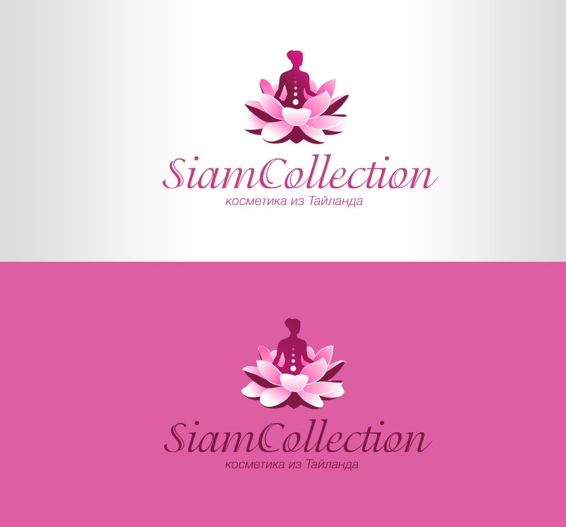 Создание логотипа для магазина тайской косметики www.siamcollection.com.ua  работа №51553