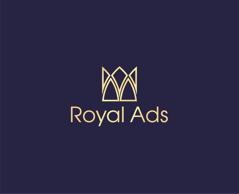 Royal Ads - Логотип для рекламной сети RoyalAds