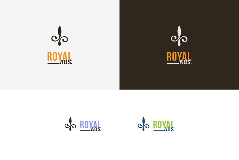 Здравствуйте, мой вариант логотипа - Логотип для рекламной сети RoyalAds