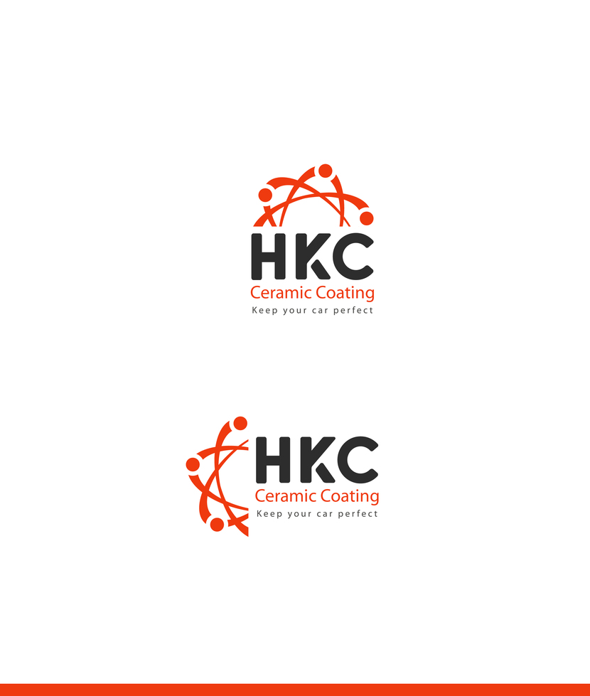 HKC Ceramic Coating - Логотип производителя керамических покрытий для автомобиля.