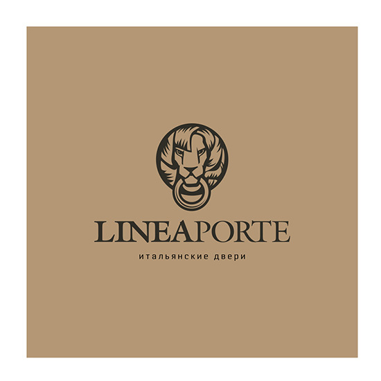 рисунок авторский - Создание логотипа для фабрики дверей «LINEAPORTE».