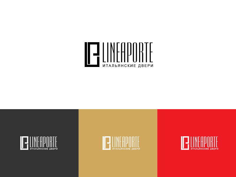 Комментируйте. Спасибо :) - Создание логотипа для фабрики дверей «LINEAPORTE».