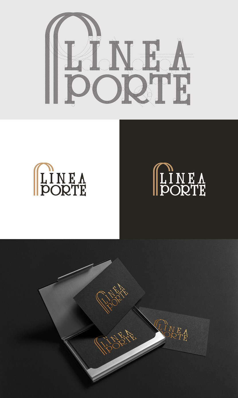 Создание логотипа для фабрики дверей «LINEAPORTE».  -  автор boutique_364921