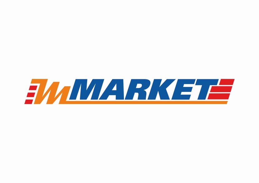 М-market, экспресс магазин. - Разработка логотипа для сети розничных минимаркетов