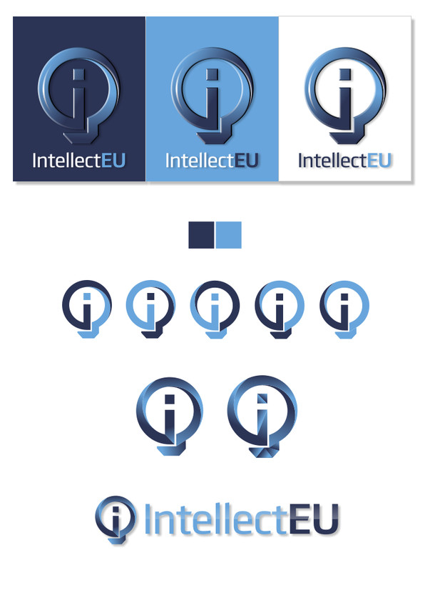 Варианты. - Логотип для компании IntellectEU