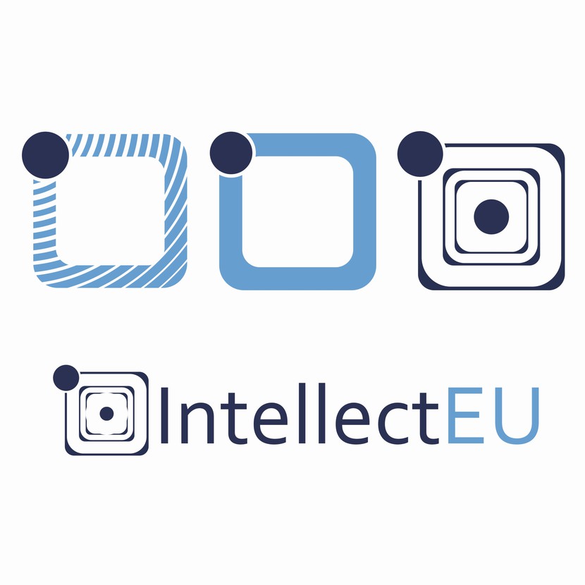 Вариант 2 - Логотип для компании IntellectEU