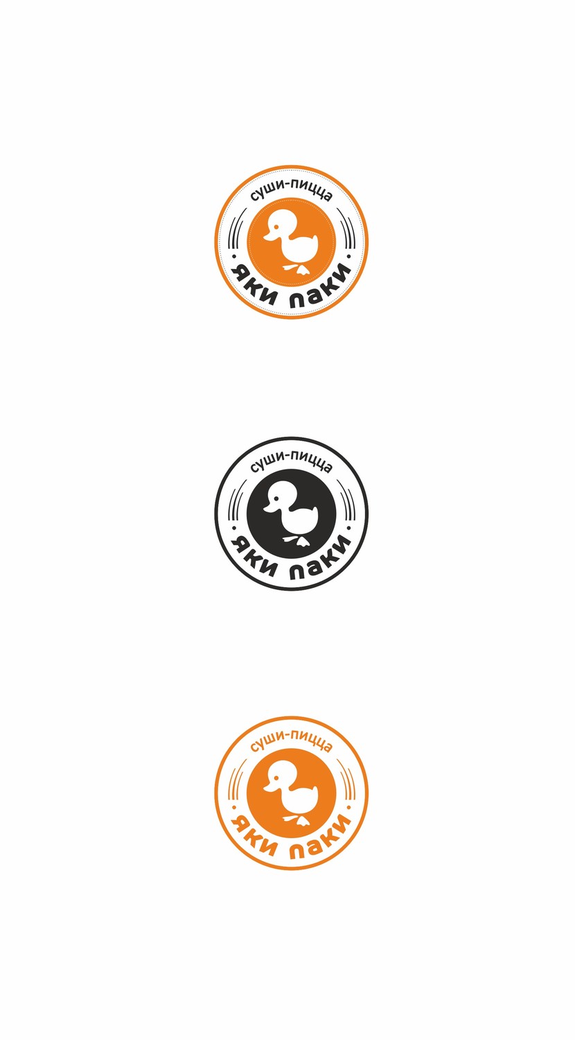 Изменение логотипа сети кафе доставки суши, роллов, лапши и пиццы